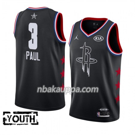 Houston Rockets Chris Paul 3 2019 Kaikki tähti Jordan Brand Musta Pelipaidat Swingman - Lasten